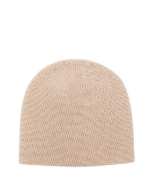 Liska Natural Cashmere Beanie Hat