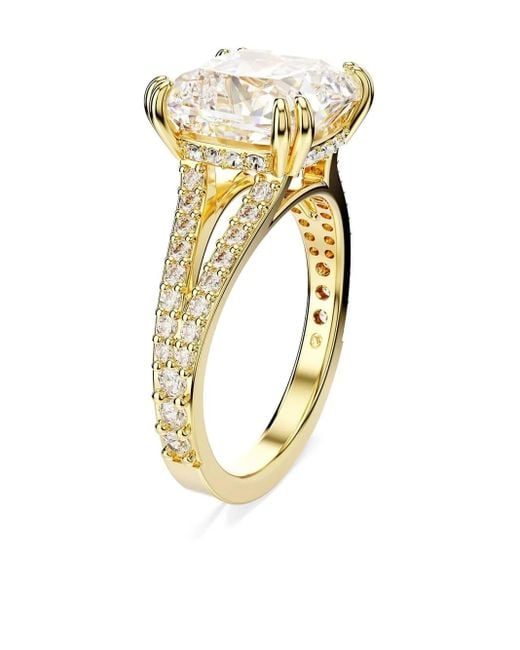 Swarovski Metallic Stilla Crystal-Embellished Ring