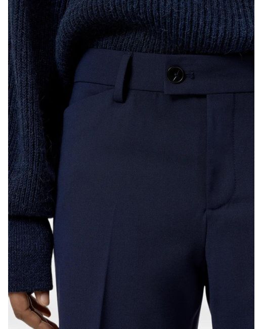 Closed Blue Flye Flared-Leg Trousers