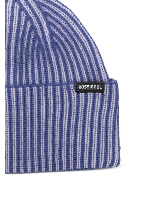 Rossignol Blue Brigel Striped Beanie