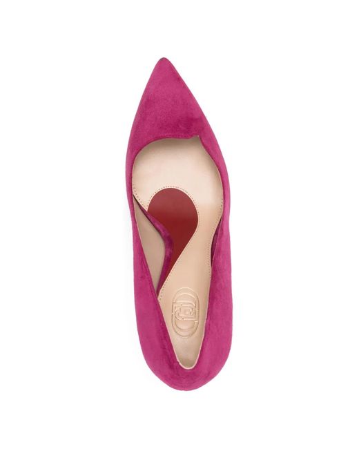 Liu Jo Pink Suede Court Shoes
