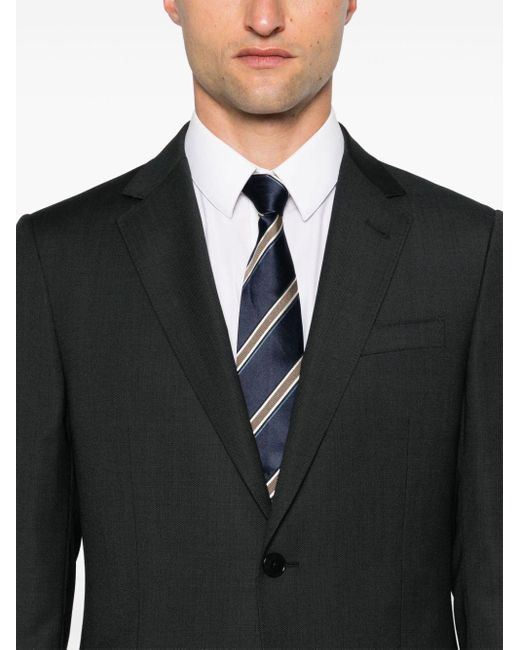 Zegna Black Wool Two-Piece Suit for men