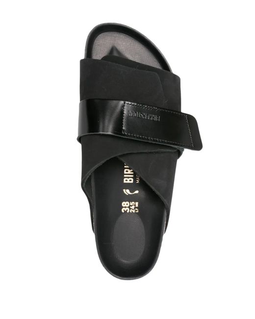 Birkenstock Kyoto Suède Sandalen in het Black