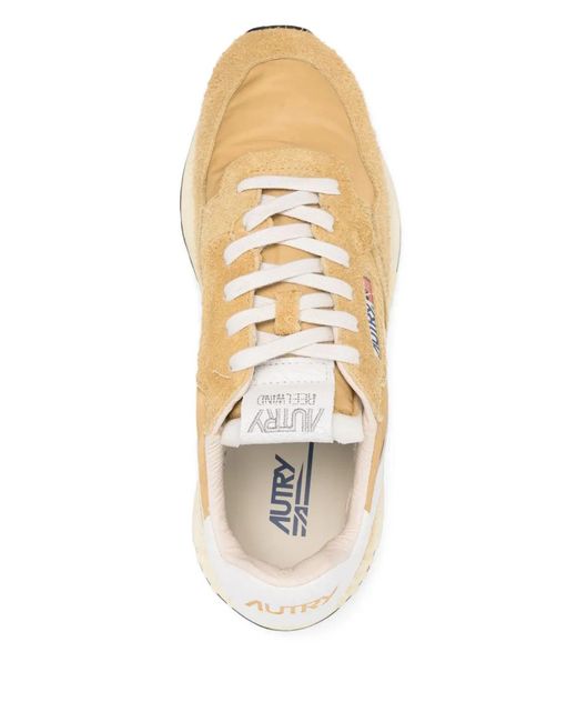 Autry Natural Sneakers With Logo-Embellished Side Panels for men