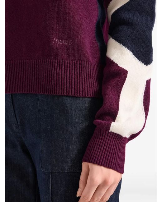 Fusalp Purple Rivena Sweater
