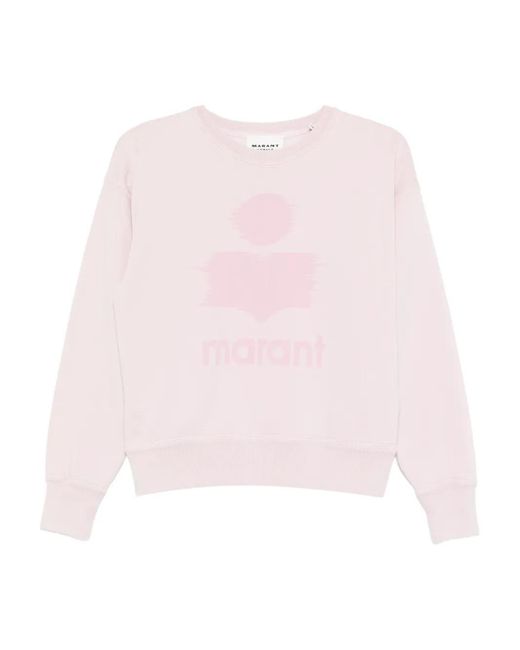 Isabel Marant Pink Marant Étoile Mobyli Cotton Sweatshirt