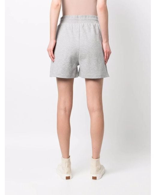Woolrich Blue Logo-Embroidered Organic Cotton Shorts