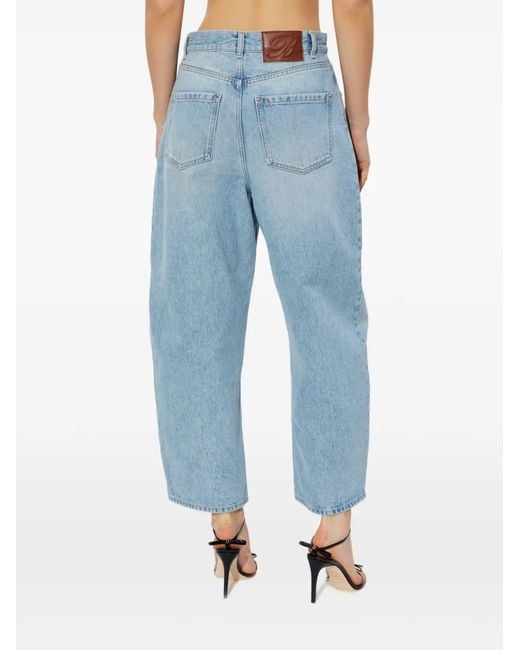 Blumarine Blue Five-Pocket Jeans