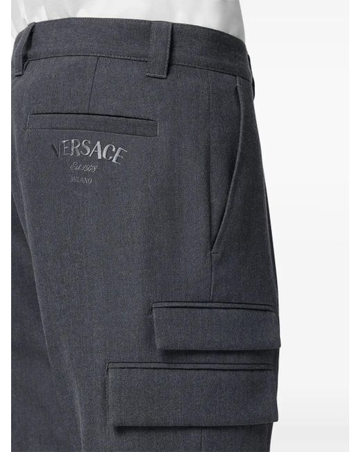 Cargo Milano di Versace in Gray da Uomo