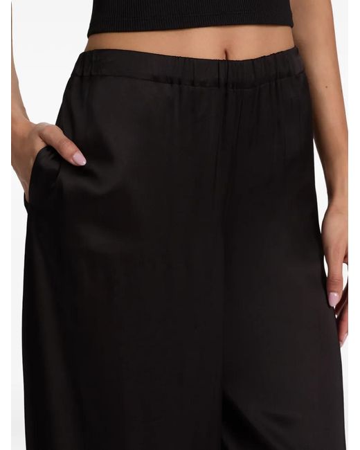 Alice + Olivia Black Declan Elasticated-Cuff Trousers