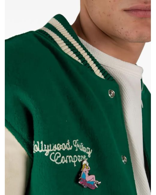 Chaqueta College HTC de hombre de color Green