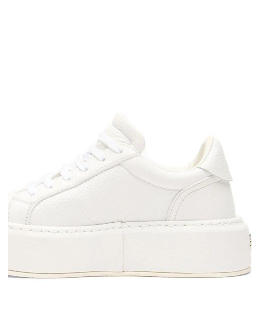 Casadei White Platform Sneakers