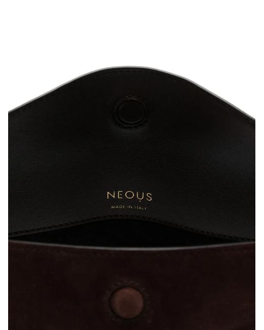 Neous Black Shoulder Bag Libra Calf Leather
