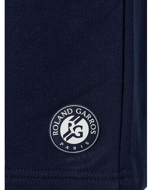 Lacoste Blue X Roland Garros Short À Patch Logo for men
