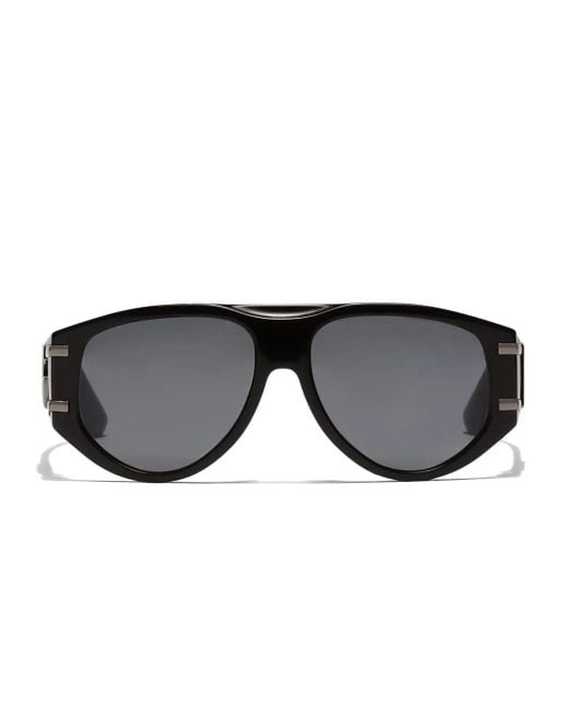 Dolce & Gabbana Black Dg Griffe Sunglasses
