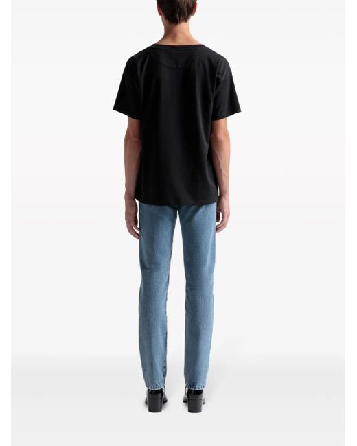 T-Shirt Con Logo Metallizzato di Bally in Black da Uomo