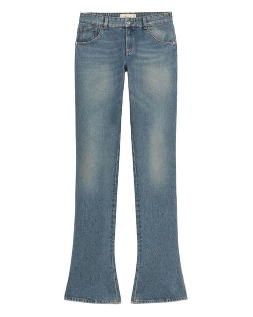 Vaqueros acampanados bordados Blumarine de color Blue