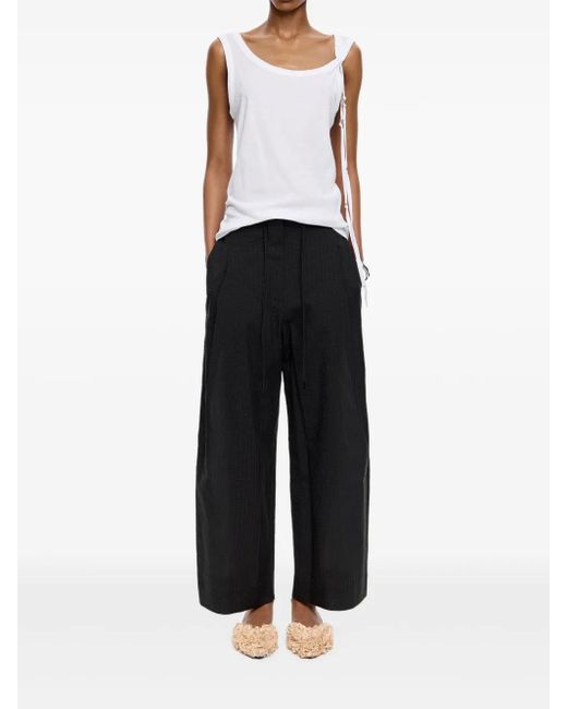 Bimba Y Lola テクスチャード パンツ Black