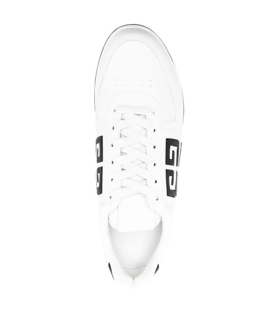 Givenchy White Low-Top Leather Sneakers For for men