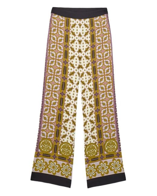 Pantalones estampados LaDoubleJ de color Metallic