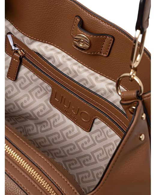 Liu Jo Brown Tassel Shoulder Bag
