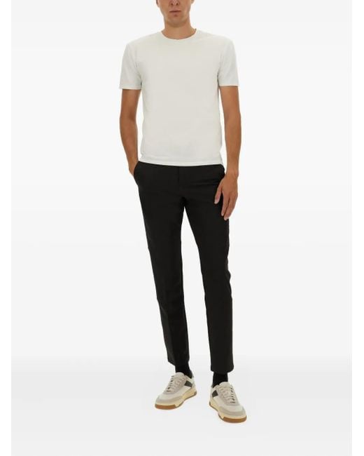 Boss Black Button Trousers for men