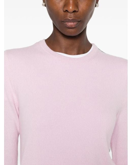 Bompard Pink Crew-Neck Sweater