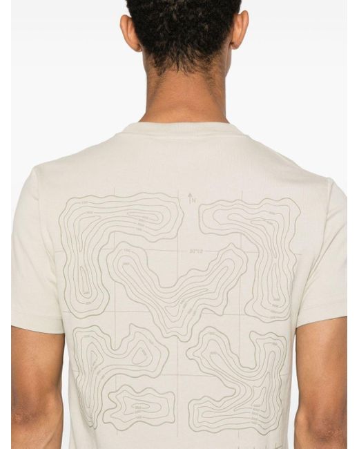 Off-White c/o Virgil Abloh T-shirt Met Patroon in het White voor heren