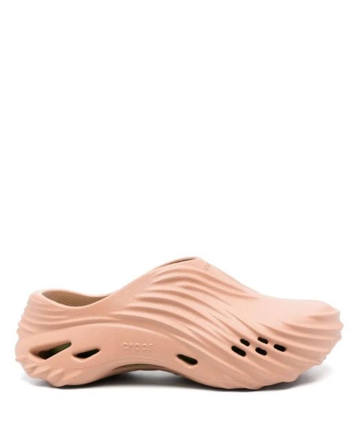 CROCSTM Pink Echo Wave Slides