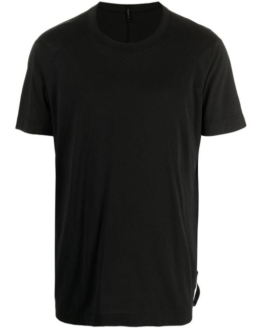 Transit Black Cotton-jersey T-shirt for men