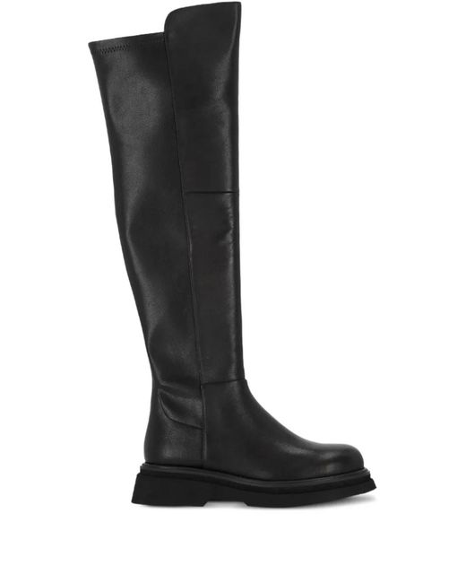 Bruno Premi Black Overknee-Stiefel