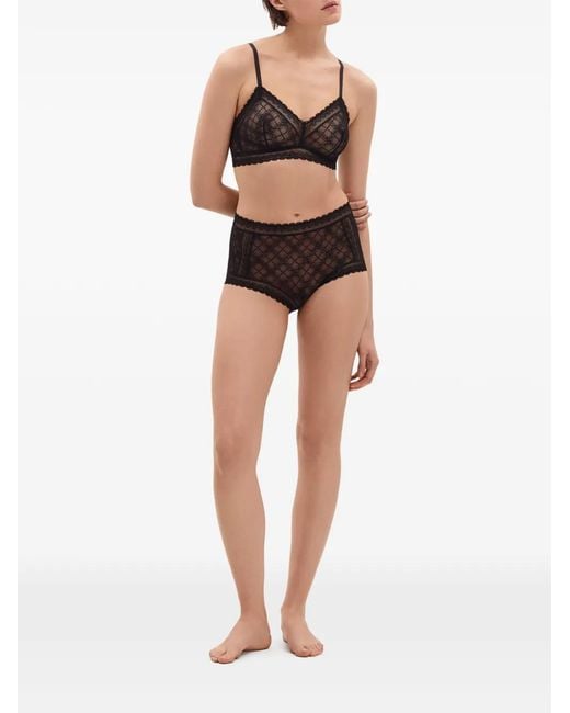 Eres Gray Roseraie High-Waisted Briefs