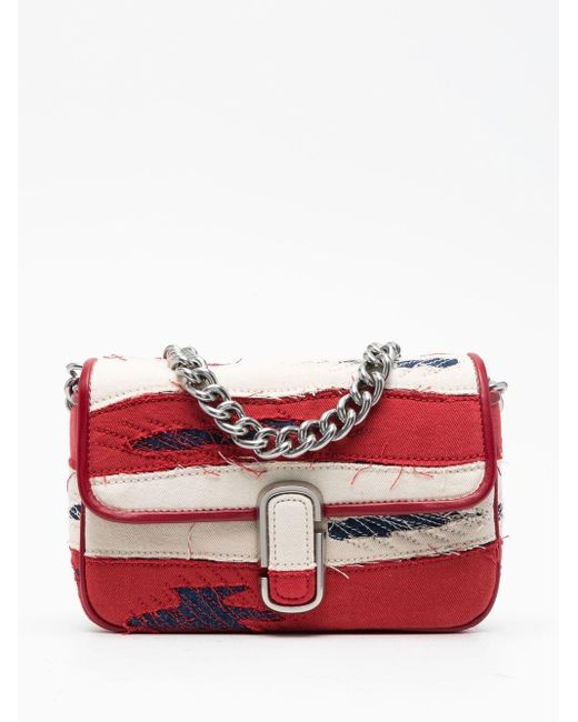 Marc Jacobs Leather The Americana J Marc Shoulder Bag in Red | Lyst Canada