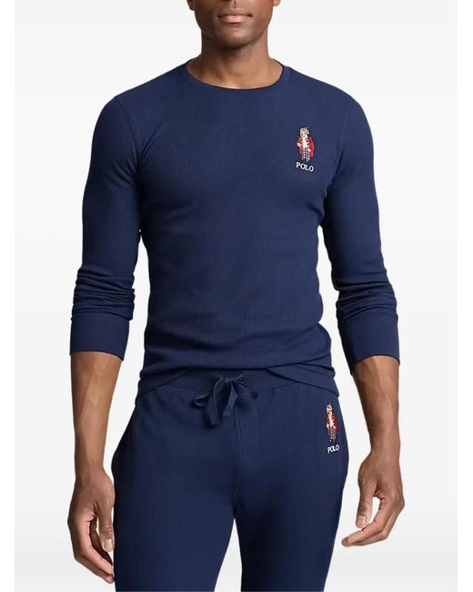 Polo Ralph Lauren Blue Polo Bear-Print T-Shirt for men