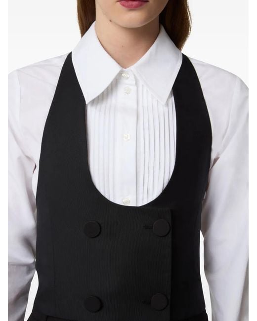 Nina Ricci White Cotton Poplin Shirt
