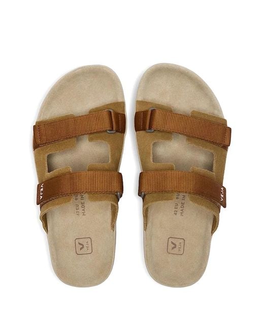 Veja Brown Arpoador Flat Sandals for men