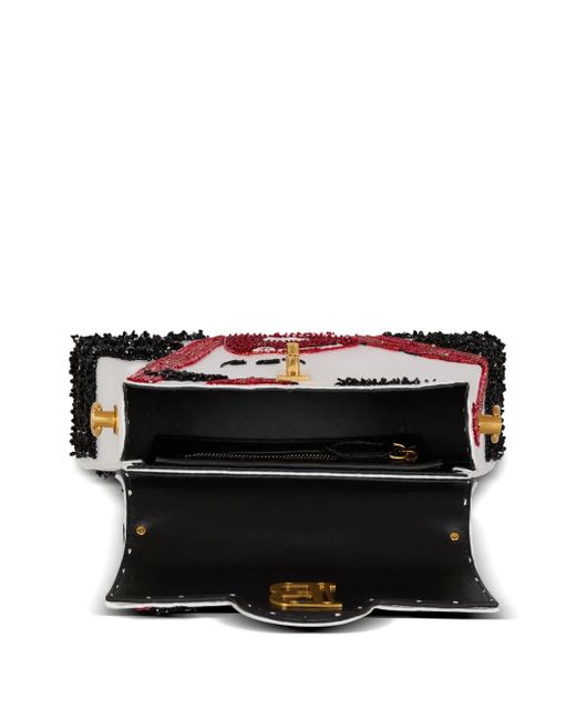 Balmain Red B-Buzz Dynasty Make Up Tote Bag