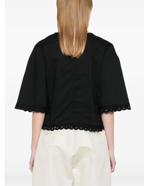 By Malene Birger Ulrikke トップ Black