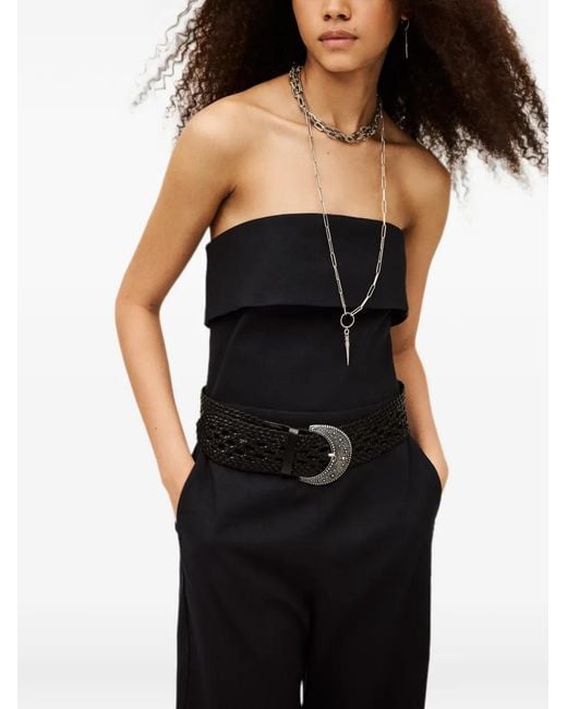 Ba&sh Black Cenelia Jumpsuit