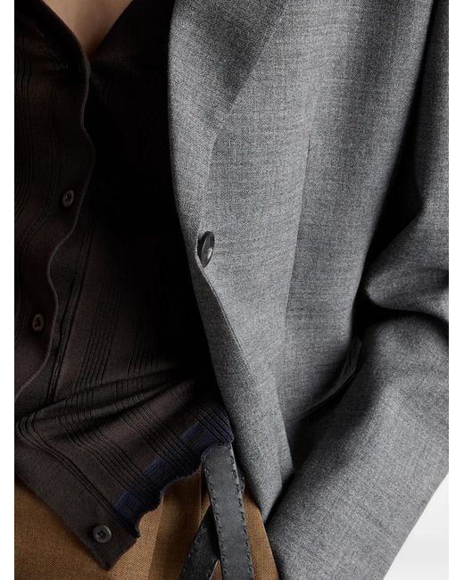 Prada Black Wool Cardigan