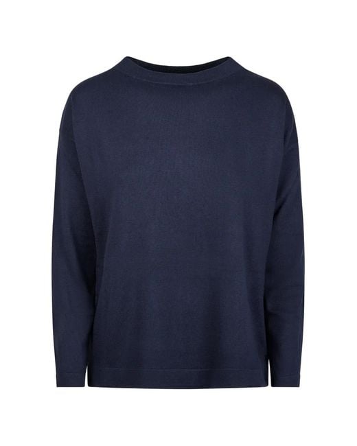 Weekend by Maxmara Blue Crew-Neck T-Shirt