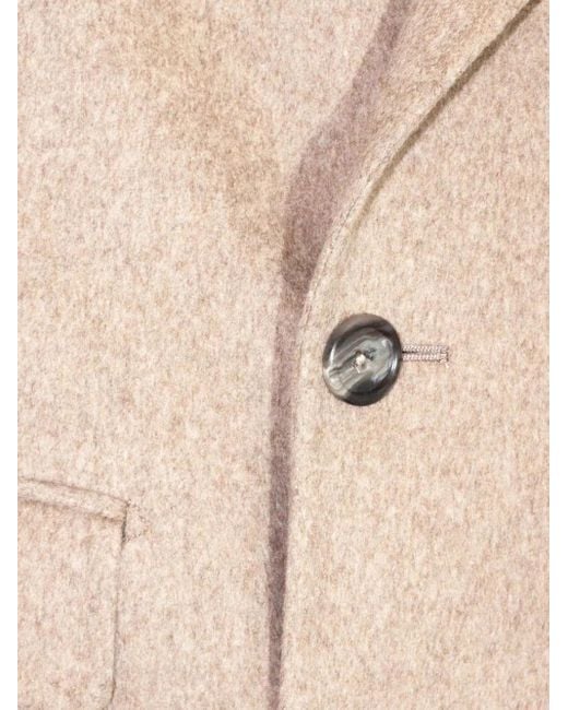 Tagliatore Natural Double-Breasted Coat for men