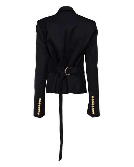 Monse Black Shrunken Jacket