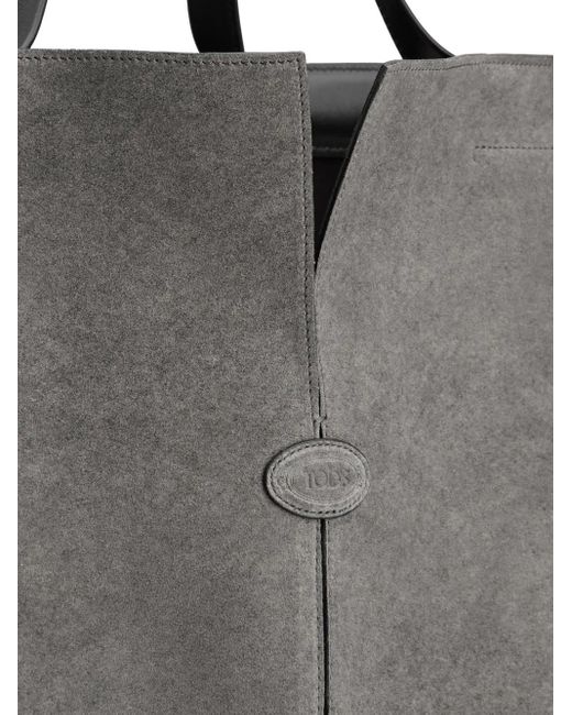 Tod's Di Bag Folio Maxi V-Geslepen Shopper in het Black voor heren