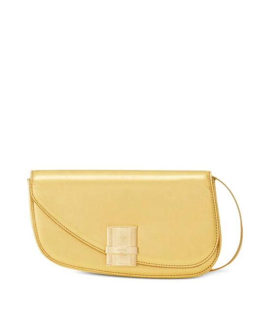 Ferragamo Yellow Fiamma Crossbody Bag