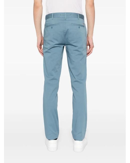 Lacoste Blue Cotton Chinos for men