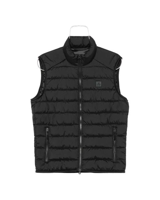 Marc O' Polo Black Logo-Patch Gilet for men