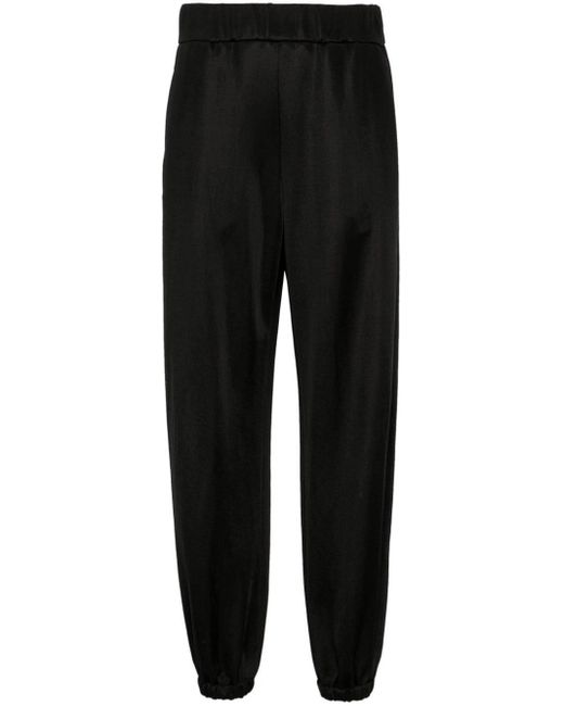 Pantalon fuselé à taille haute Jil Sander en coloris Black