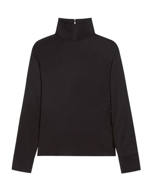 Courreges アシンメトリー トップ Black