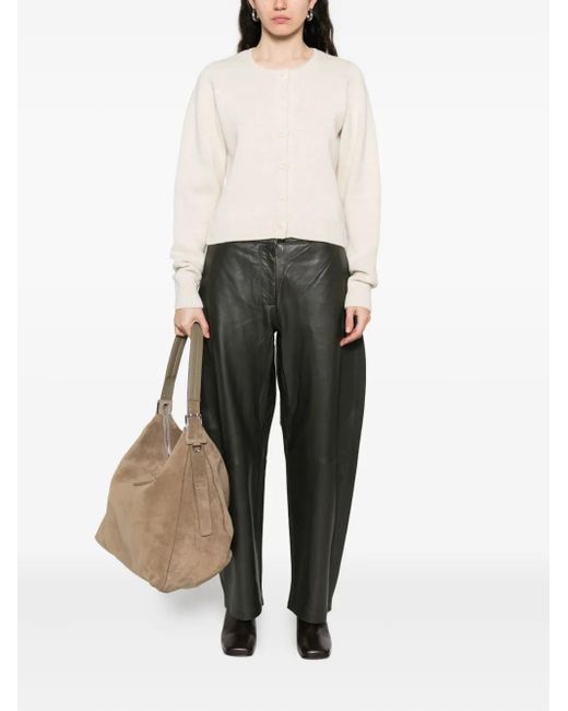 Lemaire White Button-Front Cardigan